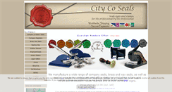 Desktop Screenshot of citycoseals.co.uk
